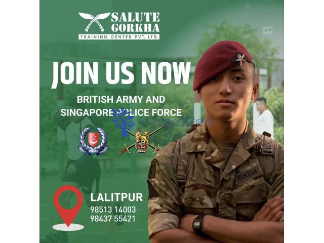 Join British Gurkha Army and Singapore Police