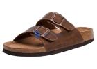 CUSHIONAIRE Women's Lane Cork Footbed Sandal With +Comfort